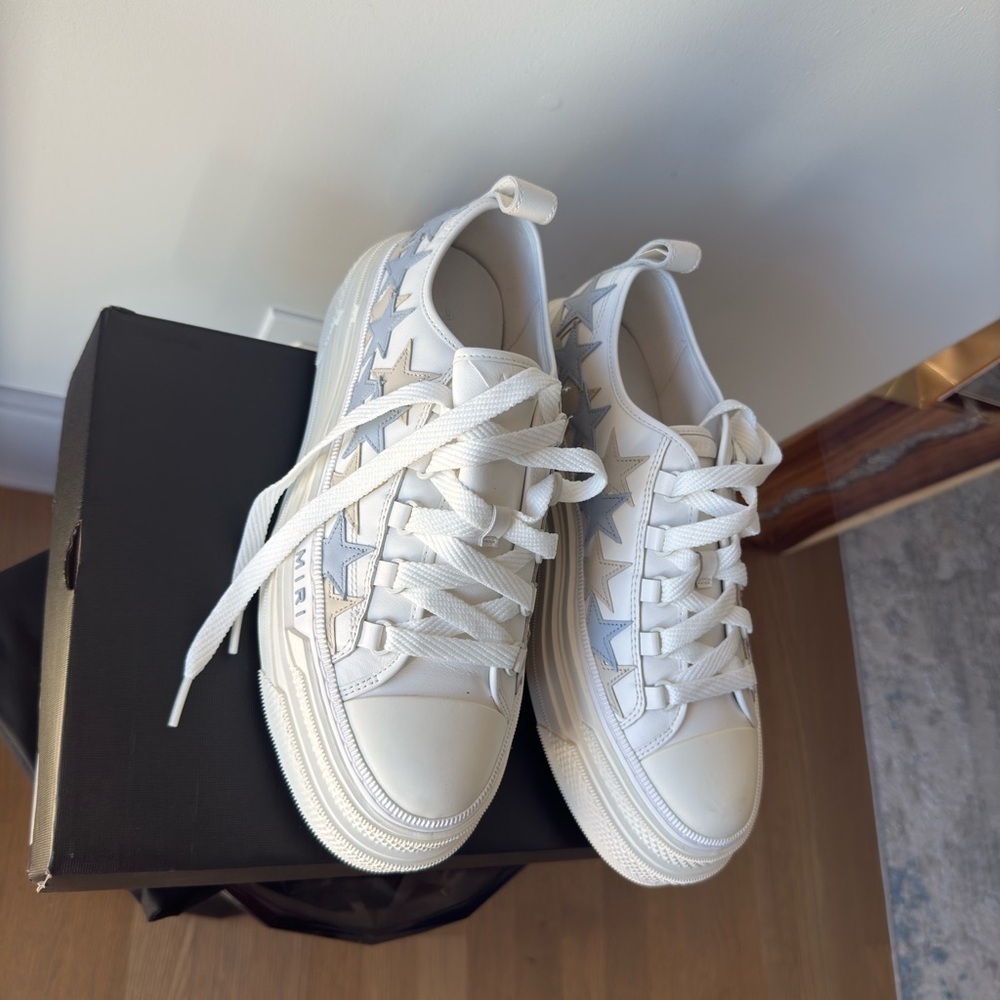 Amiri Platform Stars Court Low Sneakers - Picture 4 of 10